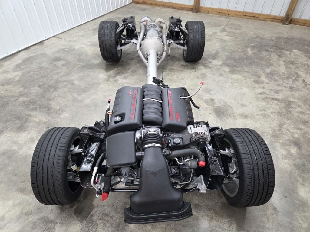 2013 Chevrolet Corvette C6 6.2L LS3 Engine & 6-Speed Automatic Transmission Rolling Chassis – 57K Miles