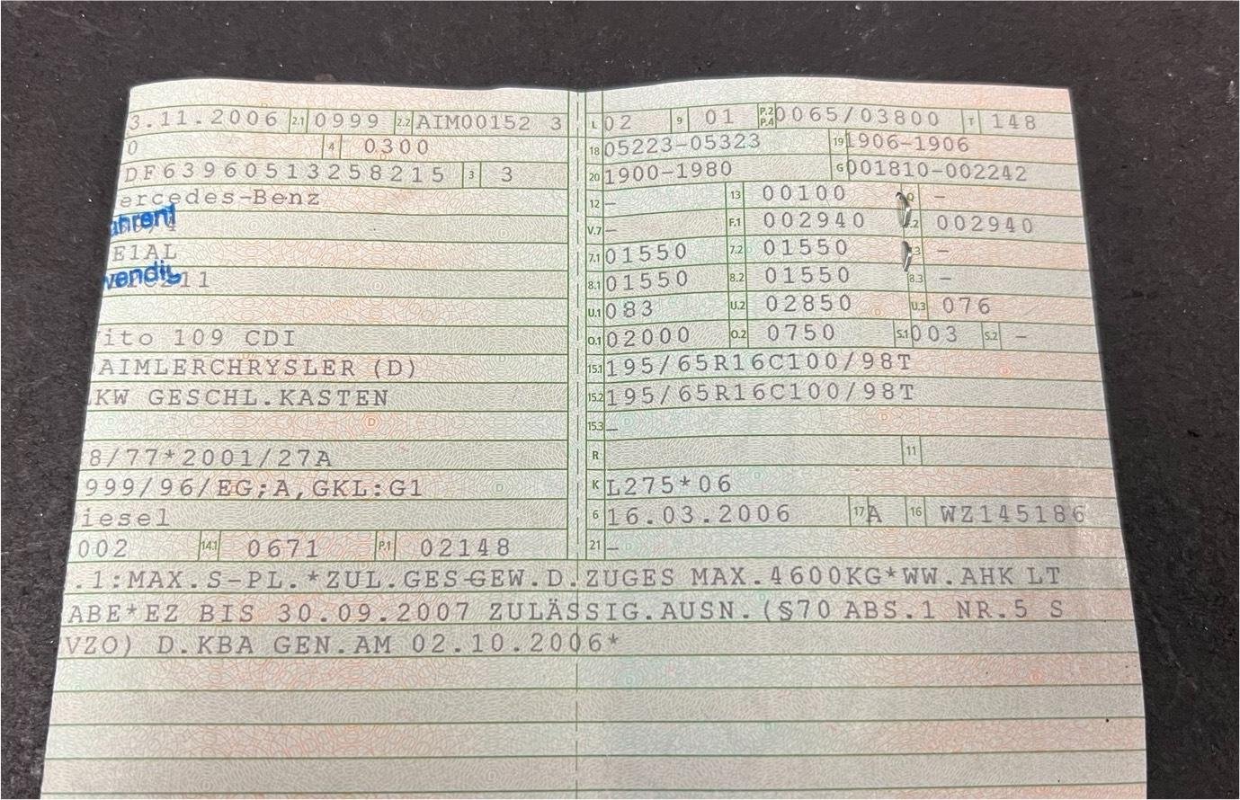 Mercedes-Benz Vito W639 109 CDI Engine - Image 2