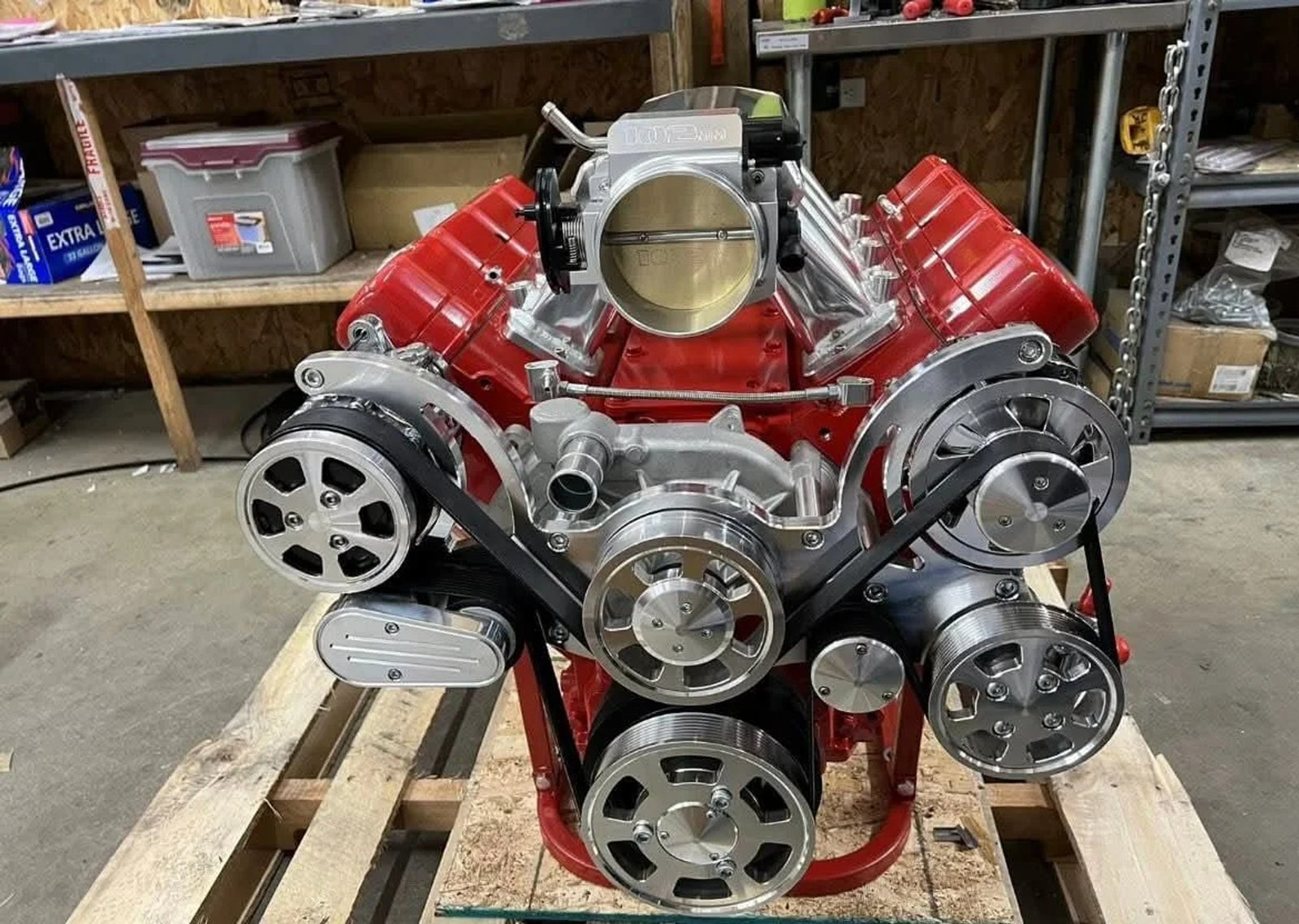 GM LS 7.0L Supercharged V8 Engine